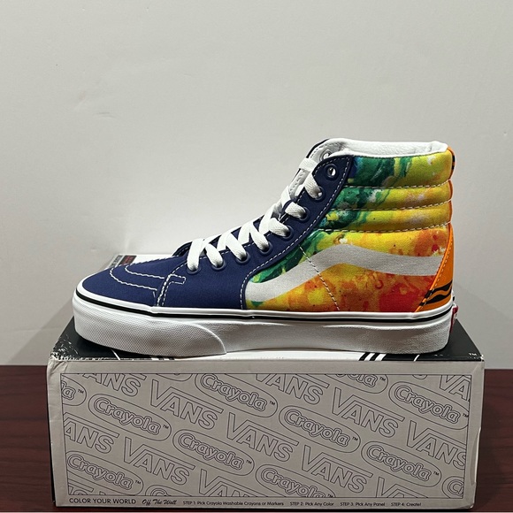 Vans x Crayola, SK8 Hi, VNOA5JMJARS, Multicolor - Picture 3 of 15